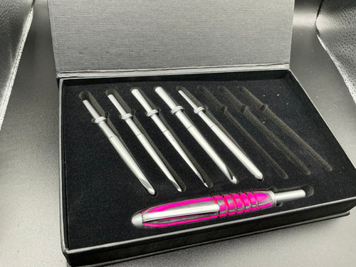 Crochet Hooks - Spectraply Pink Grey