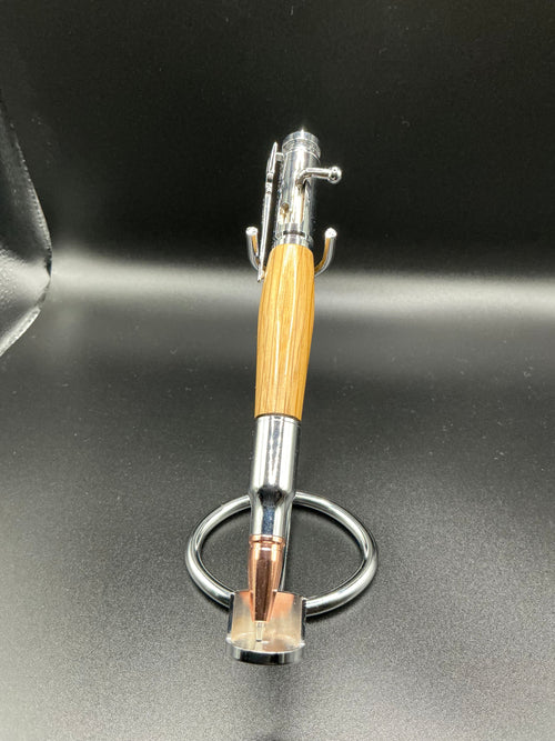 Bolt Action Pencil - Whiskey Oak 2