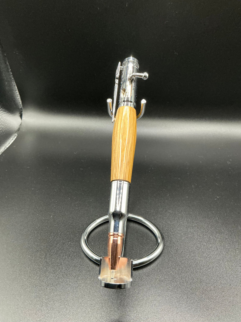 Bolt Action Pencil - Whiskey Oak 2