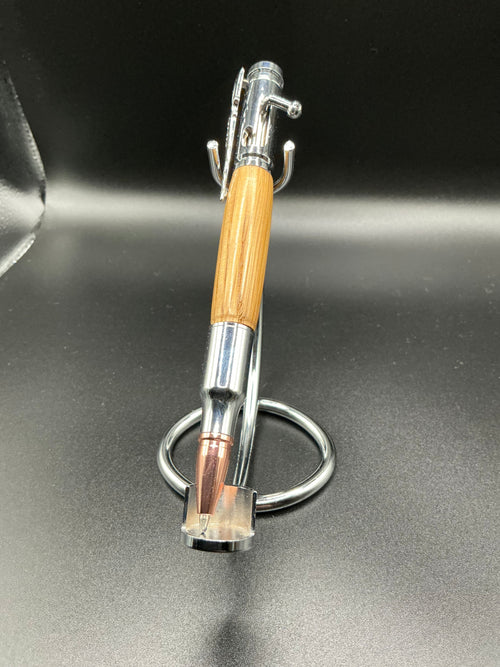 Bolt Action Pencil - Whiskey Oak 3