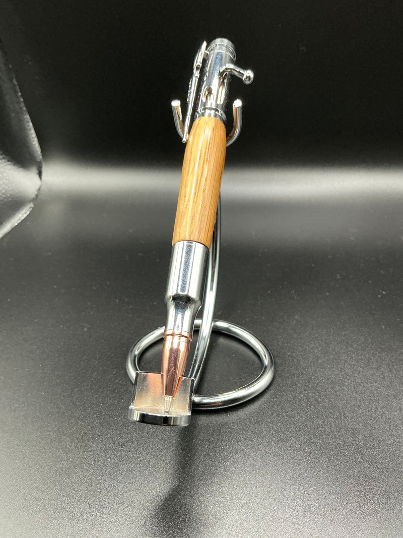 Bolt Action Pencil - Whiskey Oak 4