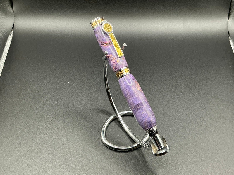 Celticus Junior - Purple dyed Box Elder burl