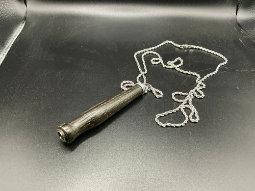 Crochet Hook Necklace - Ancient Bog Oak