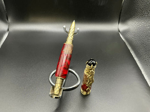Dragon - Chechen Burl hybrid w/ Onyx