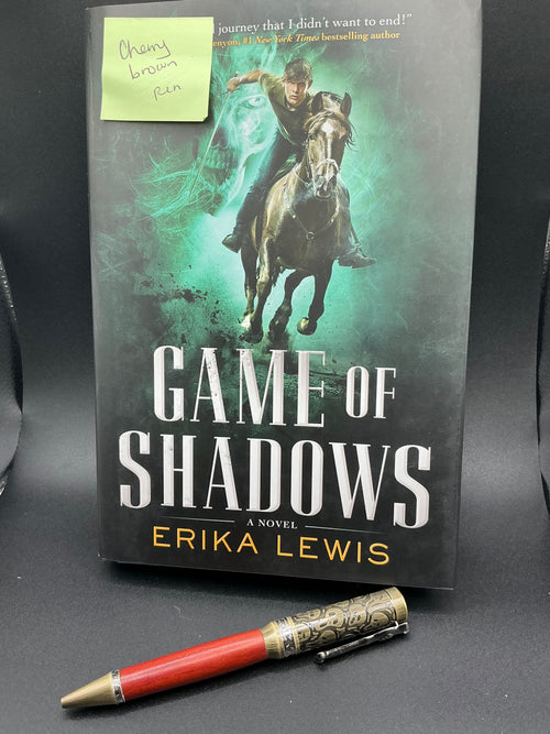 Game of Shadows - Redheart - Ghost ballpoint - Hardcover