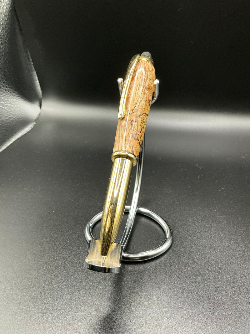 LED ballpoint - Spalted Tamarind 1