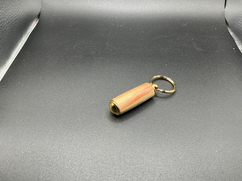 Pill Keychain - Flame Box Elder