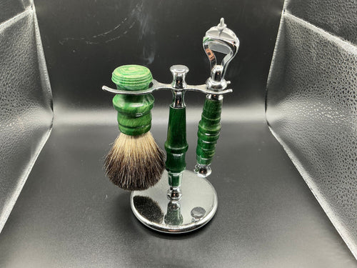 Shaving Set - Spalted Tamarind