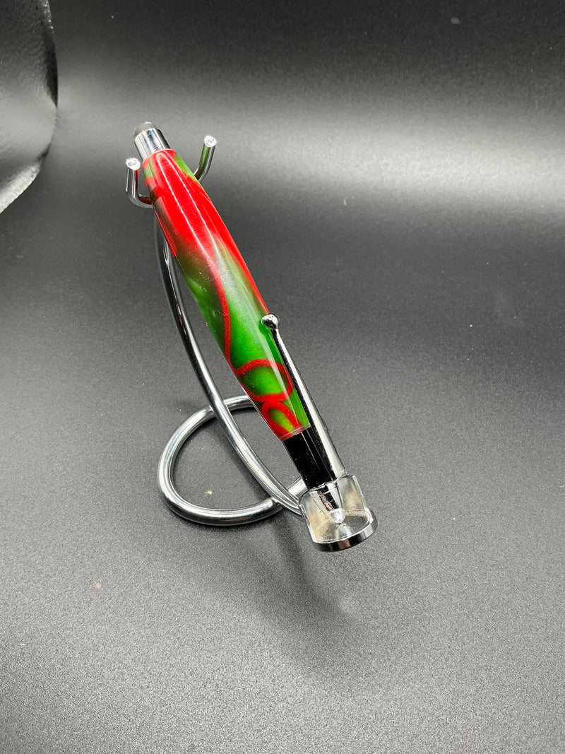 Stylus - Candy Apple acrylic - Chrome
