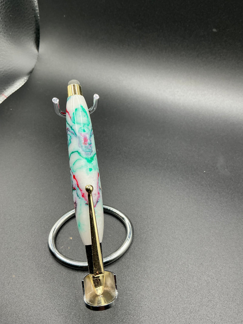 Stylus - Holiday Swirl acrylic - Gold